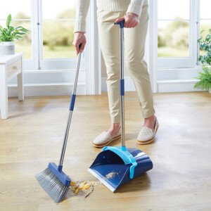 Lopatka a zmeták s dlhou rukoväťou