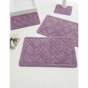 Kúpeľňová predložka so vzorom kosoštvorcov