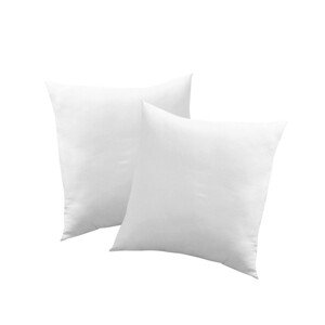 Súprava 2 štvorcových alebo obdĺžnikových vankúšikov do obliečok