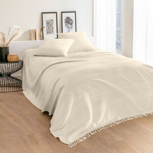 Ručne tkaný pléd alebo prikrývka, jednofarebné