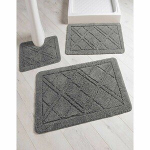 Kúpeľňová predložka so vzorom kosoštvorcov