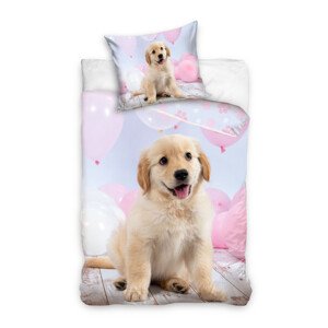 Posteľná bielizeň Šteniatko s Balónikmi