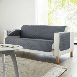 Prešívaná obojstranná prikrývka na pohovku, z mikrovlákna