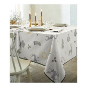 Obrus s potlačou vianočných motívov