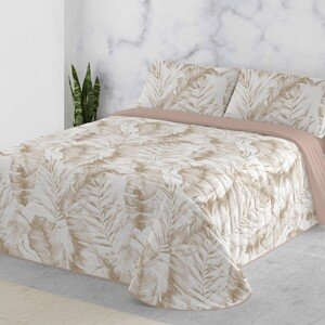 Prešívaná prikrývka na posteľ s potlačou Pierka