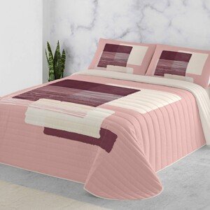 Prešívaná prikrývka na posteľ s potlačou