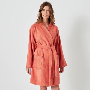 Krátky unisex župan s kimono golierom