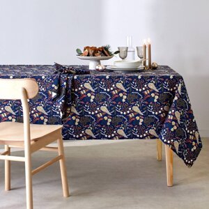 Obrus s potlačou lístkov