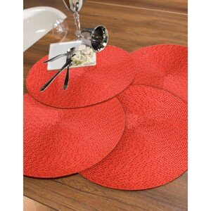 Súprava 4 prestieraní s metalickým dizajnom