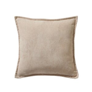 Jednofarebný menčestrový vankúš