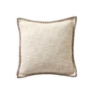 Jednofarebný vankúš z textúrovanej bavlny