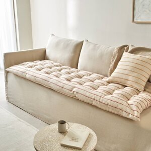 Dlhý dekoratívny vankúš z ručne tkanej látky