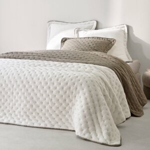 Obojstranná prikrývka na posteľ z prešívaného mikrovlákn /sherpa