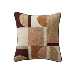 Vankúš s potlačou geometrických tvarov