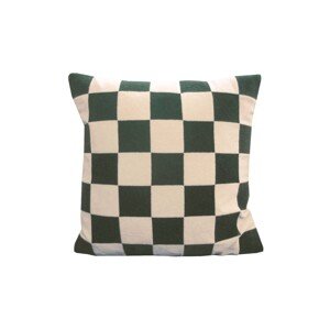 Vankúšik s motívom šachovnice