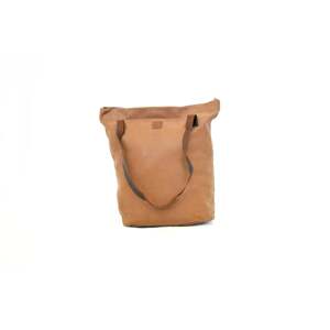 Nákupná taška Vintage svetlá ťavia srsť