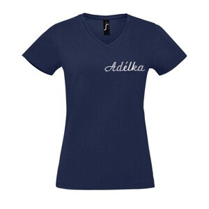 Dámske bavlnené tričko do V personalizované