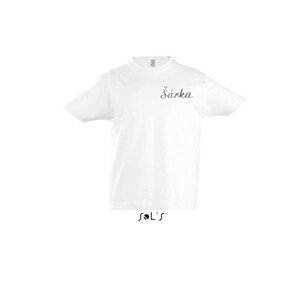 Detské bavlnené tričko personalizované