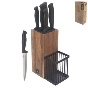 Stojan na nože a kuchynské náčinie