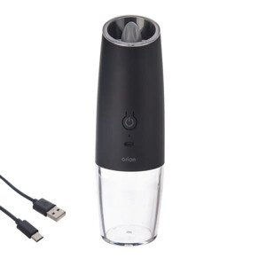 Akumulátorový mlynček na korenie s LED osvetlením