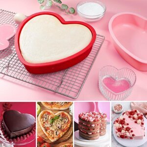 Silikónová forma na tortu v tvare srdca