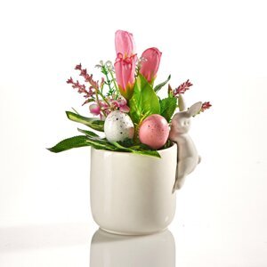 Veľkonočné aranžmány v kvetináči