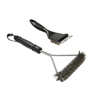 Škrabka a kefa na gril