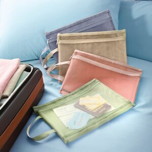 4 dvojvrstvové tašky na zips