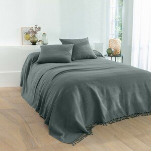 Ručne tkaný pléd alebo prikrývka, jednofarebné