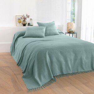 Ručne tkaný pléd alebo prikrývka, jednofarebné