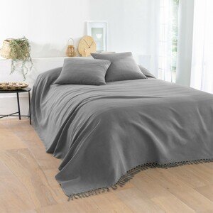 Ručne tkaný pléd alebo prikrývka, jednofarebné