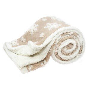 Baránková deka Vločky