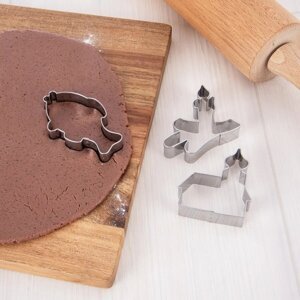 Vykrajovačka Vianoce , sada 3 ks