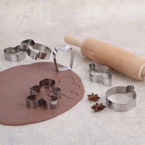 Vykrajovačka Vianočné ozdoby, sada 6 ks