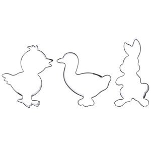 Vykrajovačka Veľká noc, sada 3 ks