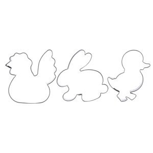 Vykrajovačka Veľká noc, sada 3 ks