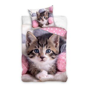Posteľná bielizeň Mačiatko s klbkami