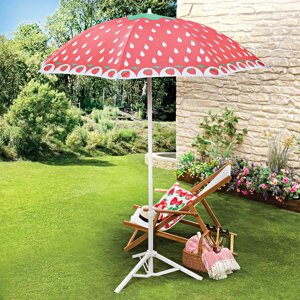 Prenosný slnečník Jahody