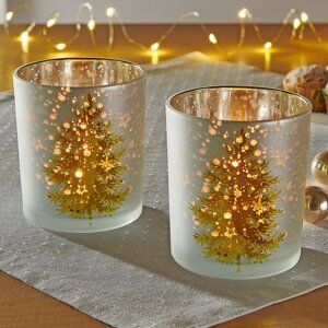 Svietnik na čajovú sviečku Jedlička