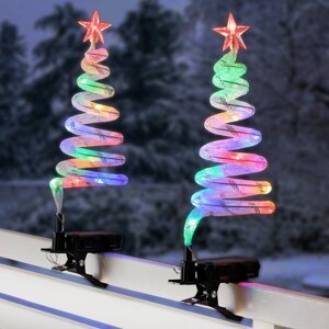 LED špirálový stromček