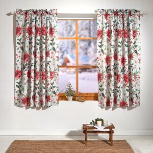 Záves Žiarivé Vianoce 140 x 140 cm