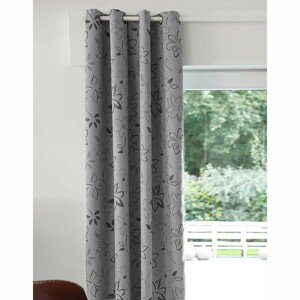 Zatemňovací záves s potlačou kvetov, zn. Colombine