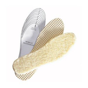 Teplé vložky do topánok z ovčej vlny, 1 pár