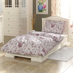 Posteľná bielizeň krep Spring rose