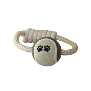 Preťahovacie hračka pre psov Ball natural