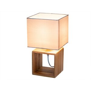 Stolná lampa v tvare kocky