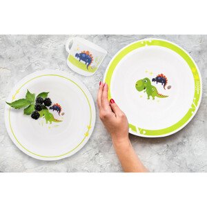 Detská jedálenská súprava DINO 3 ks