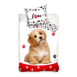 Posteľná bielizeň Milované šteniatko