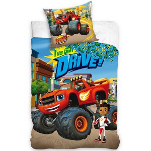 Detské obliečky Blaze Drive Plamienok a Štvorkolky