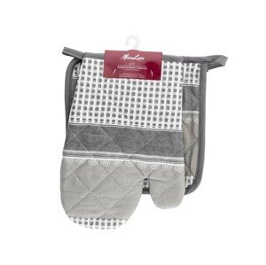 Chňapka a podložka Grid Florentyna